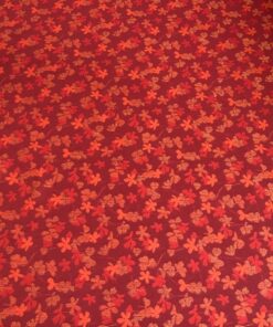 Linwood flowers, red and orange