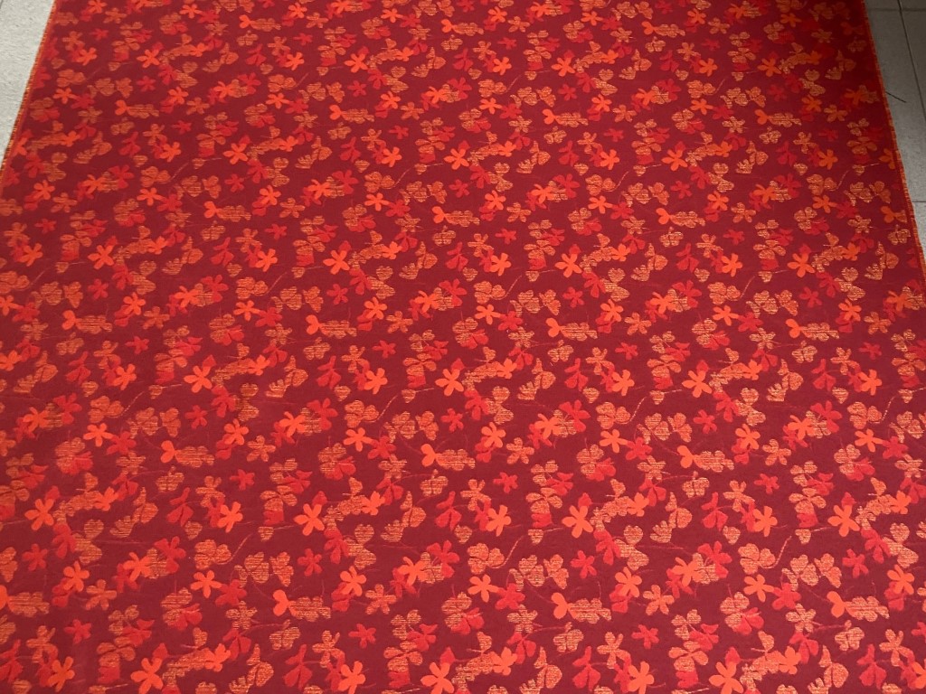 Linwood flowers, red and orange