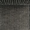 Upholstery fabric black grey vertical stripe wool