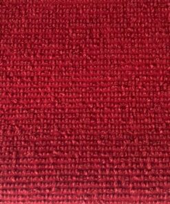 red bouclé upholstery fabric