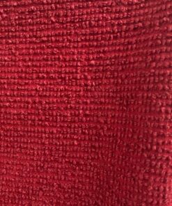red bouclé upholstery fabric
