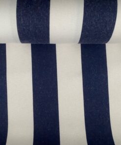 Outdoor blue cream white furniture fabric vertical stripes