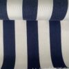 Outdoor blue cream white furniture fabric vertical stripes