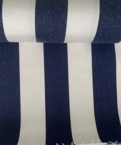 Outdoor blue cream white furniture fabric vertical stripes