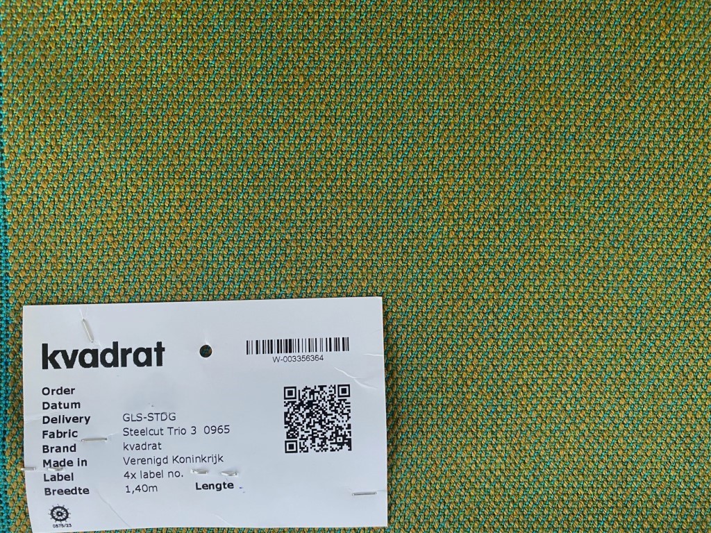 Kvadrat Steelcut Trio 3 965 camel green turquoise