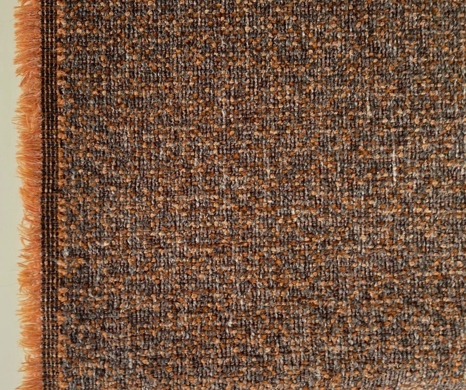 De Ploeg Serra 71 bouclé orange brown grey