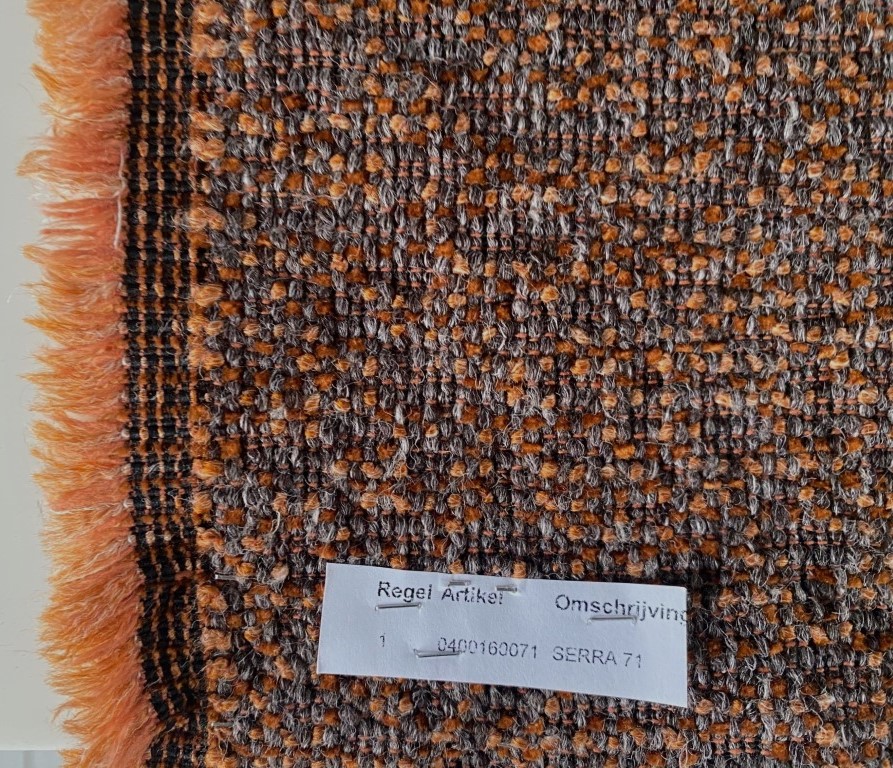 De Ploeg Serra 71 bouclé orange brown grey