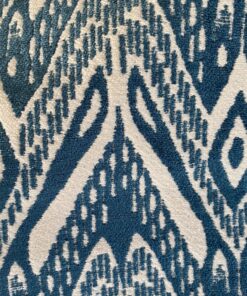 Colefax and Flower Padang Paon blue and cream pattern