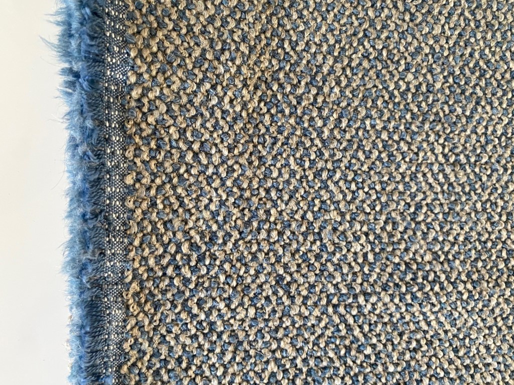 De Ploeg Monza Melange 49 blue beige bouclé