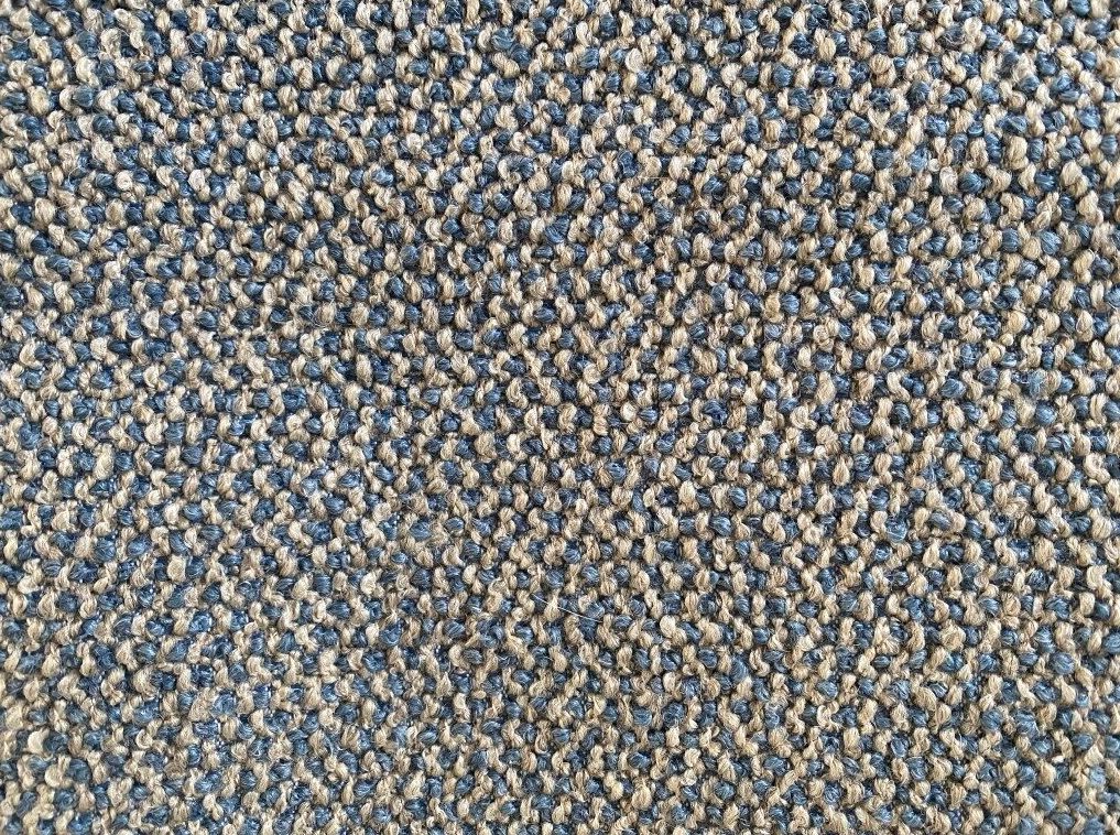 De Ploeg Monza Melange 49 blue beige bouclé
