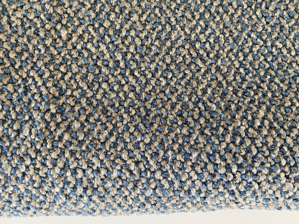 De Ploeg Monza Melange 49 blue beige bouclé