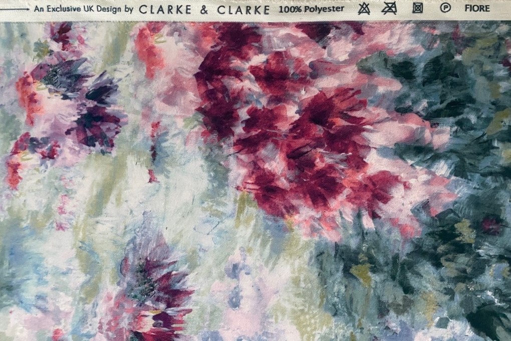 Clarke & Clarke Fiore 05 floral pattern