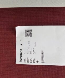 Kvadrat Febrik Uniform Melange 0583 rose red black