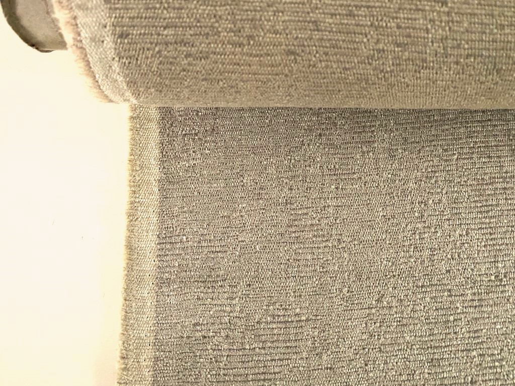 Velvet upholstery fabric beige