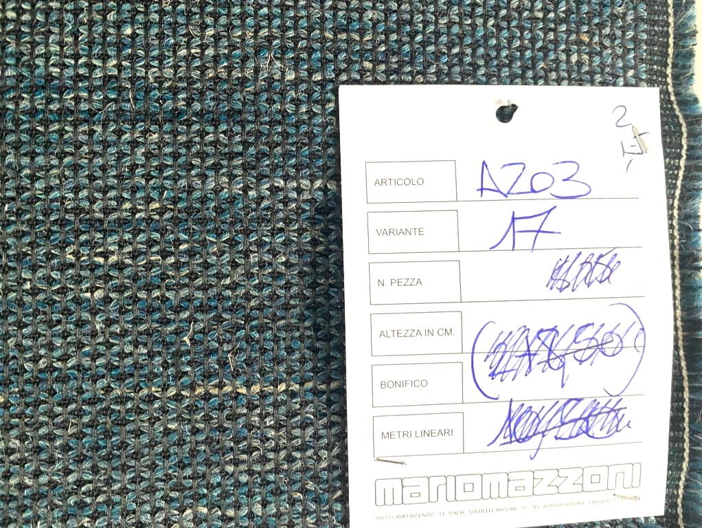 Mario Mazzoni A203 17 petrol blue, beige, black