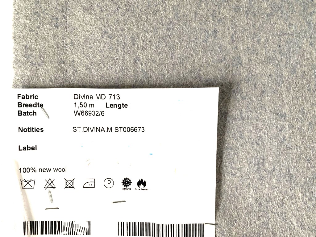 Kvadrat Divina MD 713 grey-blue