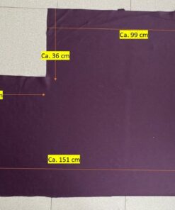 Kvadrat Divina 3 376 dark purple coupon B