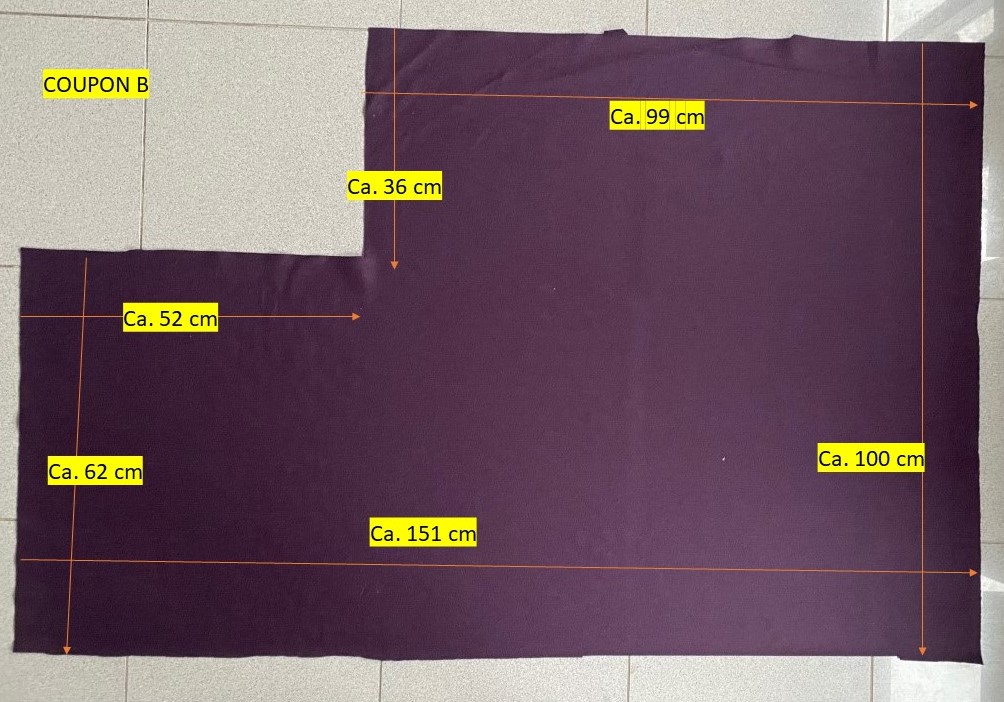 Kvadrat Divina 3 376 dark purple coupon B