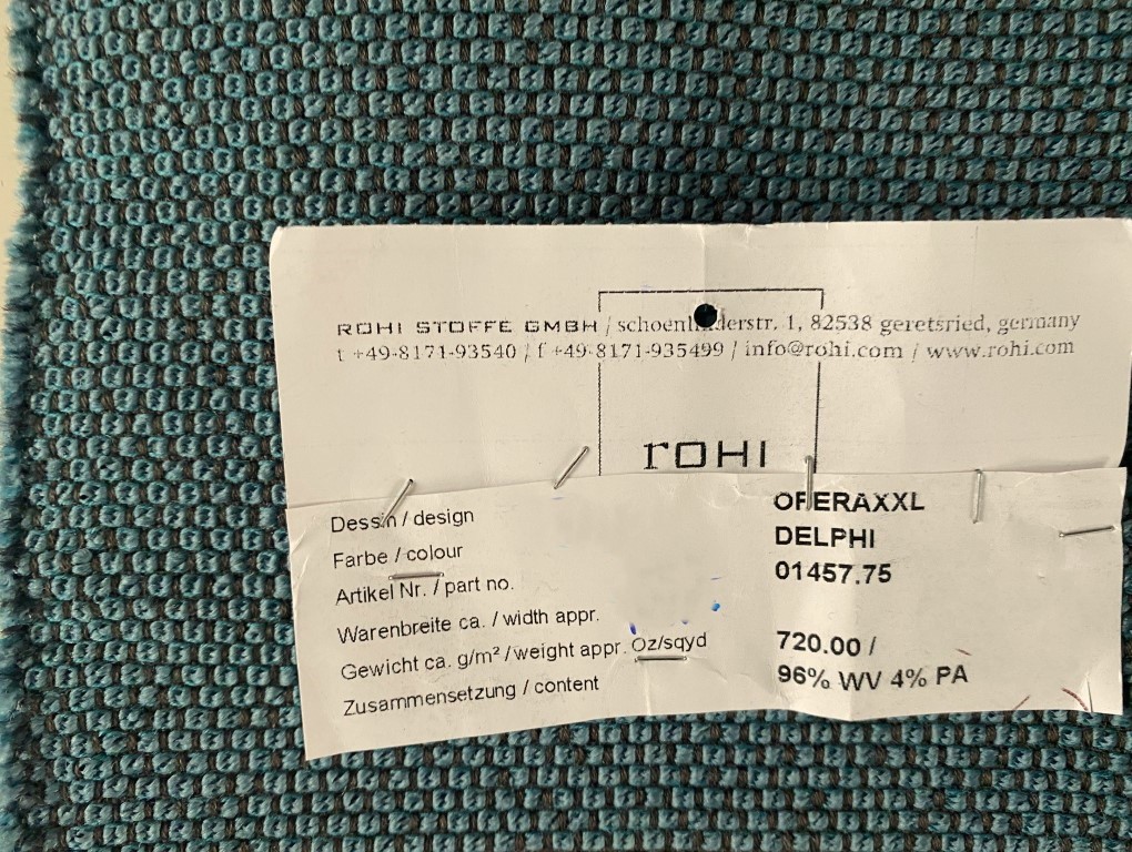 Rohi Opera XXL Delphi blue, green and brown