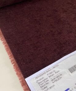 Designers Guild Bilbao Plum, wine red, silver, pink