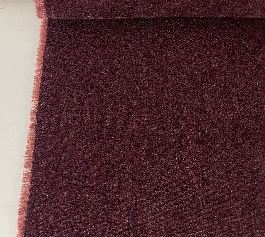 Designers Guild Bilbao Plum, wine red, silver, pink