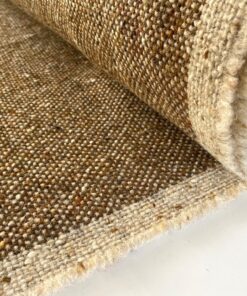 Retro upholstery fabric: cream, camel, orange, yellow, brown
