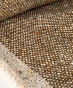 Retro upholstery fabric: cream, camel, orange, yellow, brown