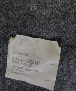 Gudbrandsdalens Amdal 180 anthracite grey melange