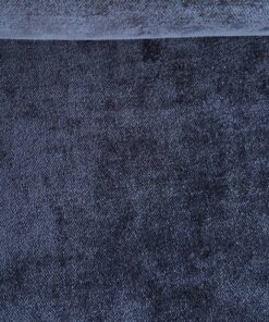 Designers Guild Zaragoza Midnight purple-blue velour vintage