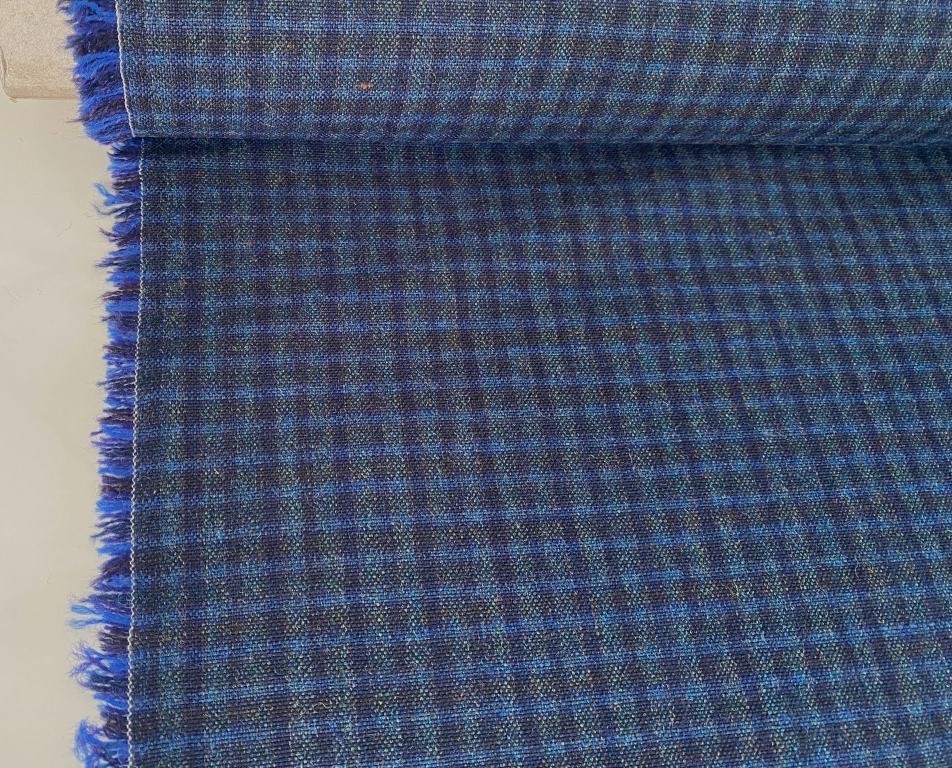 Kvadrat Recheck 875 blue and green chequered