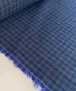 Kvadrat Recheck 875 blue and green chequered