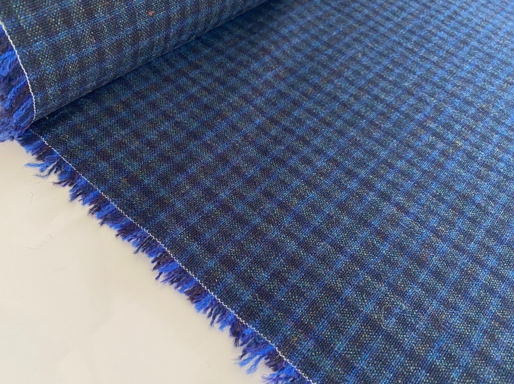 Kvadrat Recheck 875 blue and green chequered