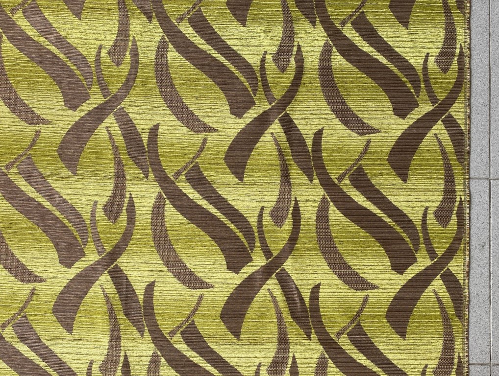 Lime green brown pattern