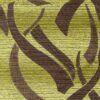 Lime green brown pattern