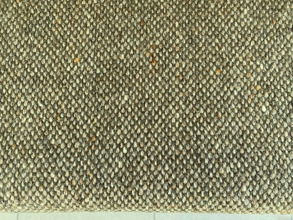 De Ploeg green, beige and dark yellow upholstery fabric