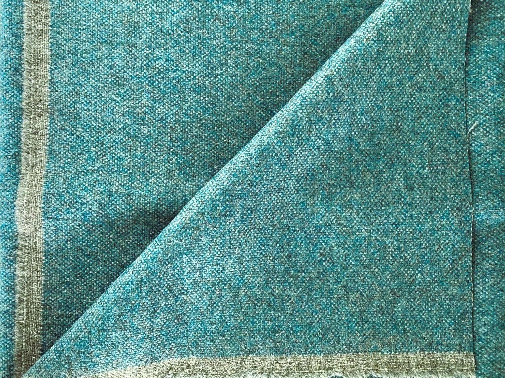 Keymer Richwool turquoise blue grey