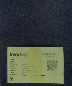 Kvadrat Divina Melange 3 787 blue black