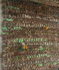 Fanny Aaronsen upholstery fabric brown green blue orange