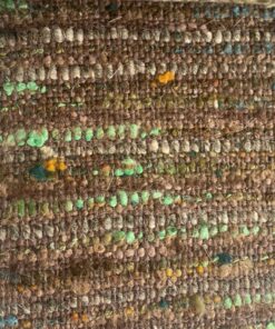 Fanny Aaronsen upholstery fabric brown green blue orange