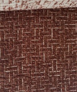 Colefax & Fowler Larsen Remi Wood brown cream bouclé pattern