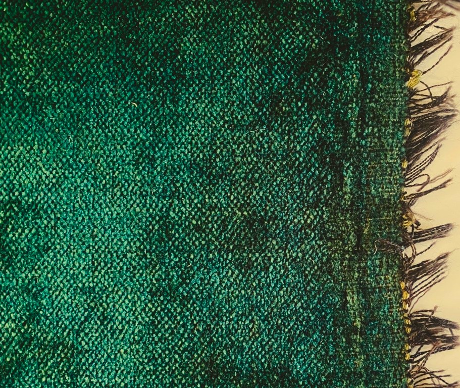Designers Guild Zaragoza dark green velour