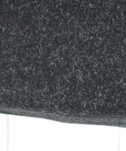 Furniture fabric Earth anthracite grey black felt A