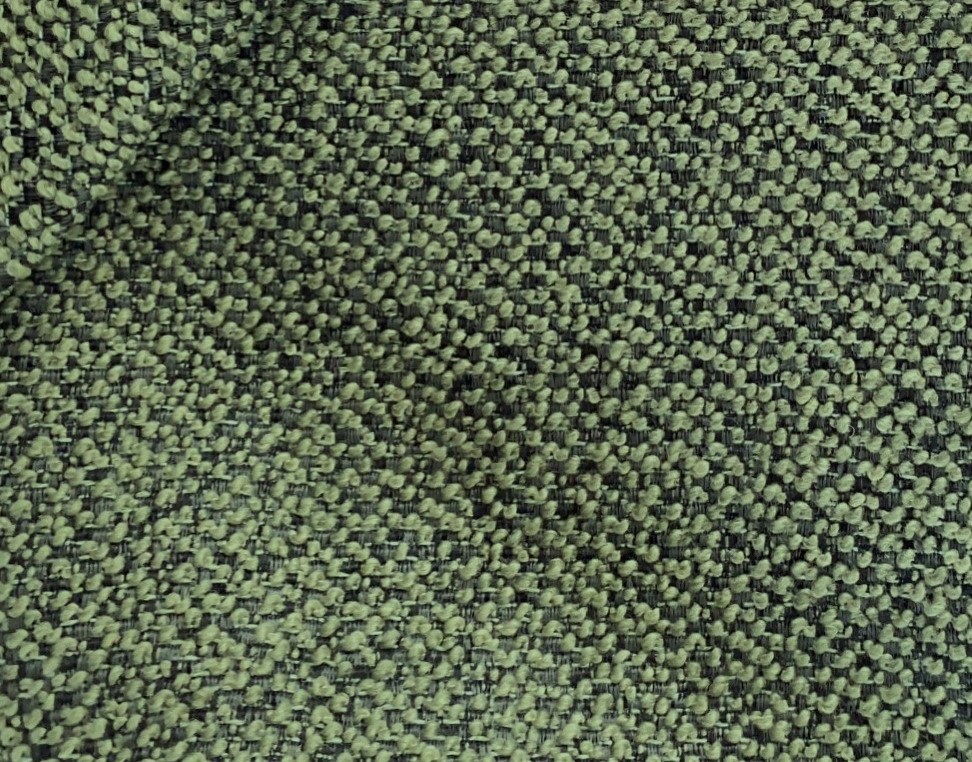 Upholstery fabric boucle soft green grey S