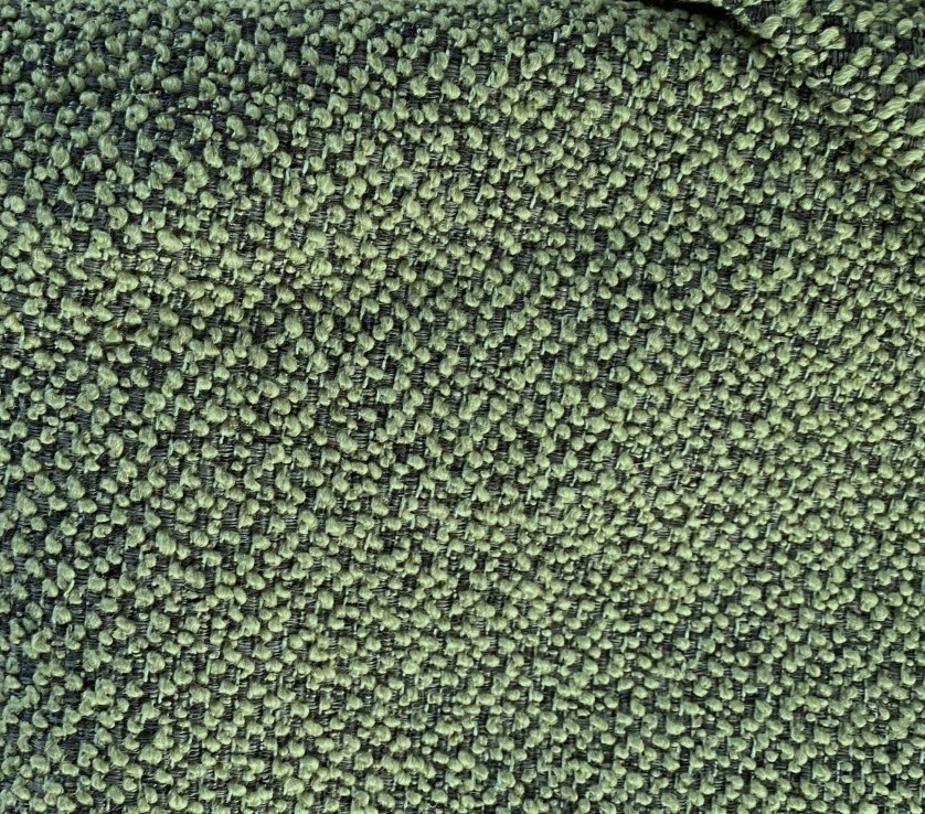 Upholstery fabric boucle soft green grey S