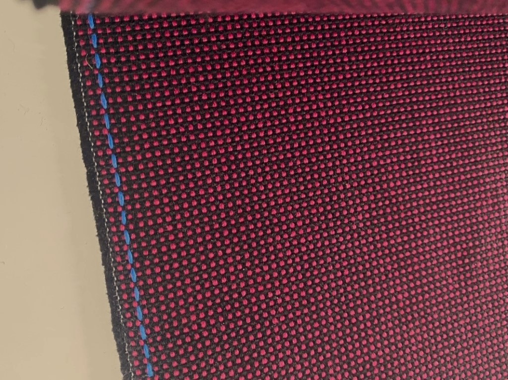 Kvadrat Pro fuchsia pink and black chequered