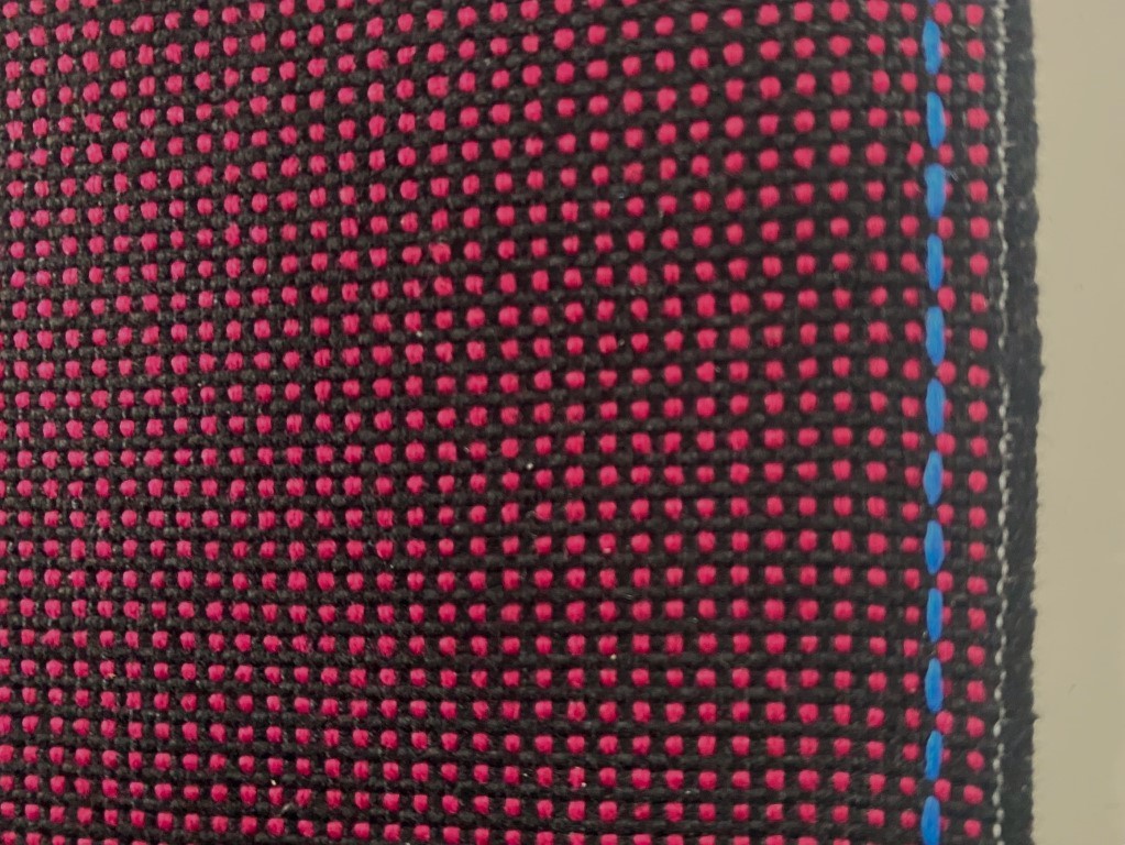 Kvadrat Pro fuchsia pink and black chequered