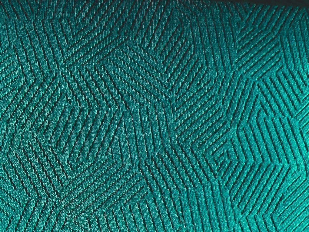 Kvadrat Febrik Razzle Dazzle 876 turquoise-green
