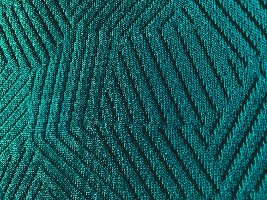 Kvadrat Febrik Razzle Dazzle 876 turquoise-green