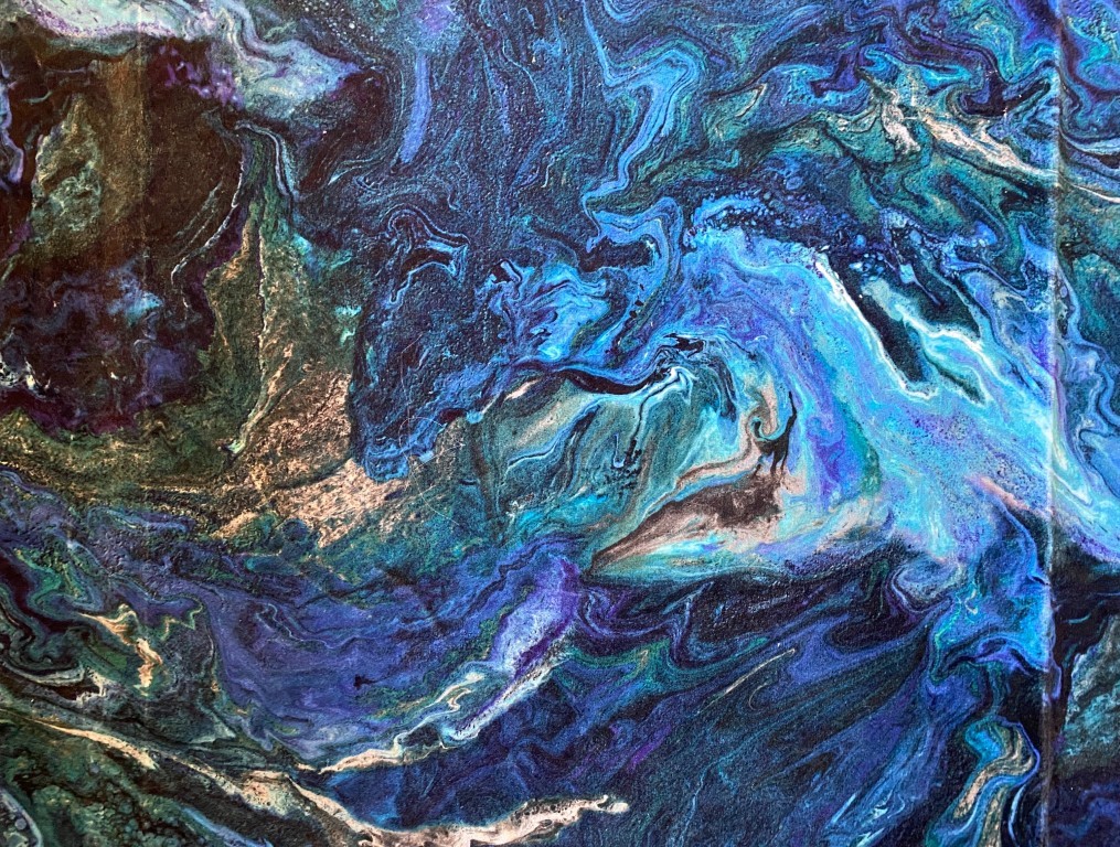 JAB Anstoetz Outerspace 50 blue-green