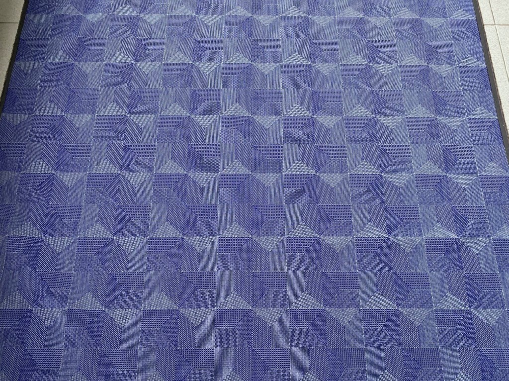 Kvadrat Crystal Field 753 blue-grey pattern